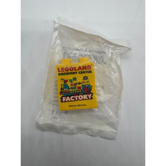 LEGO Duplo Yellow Factory Printed Brick LEGOLAND Exclusive Souvenir 2015 - Picture 1 of 3